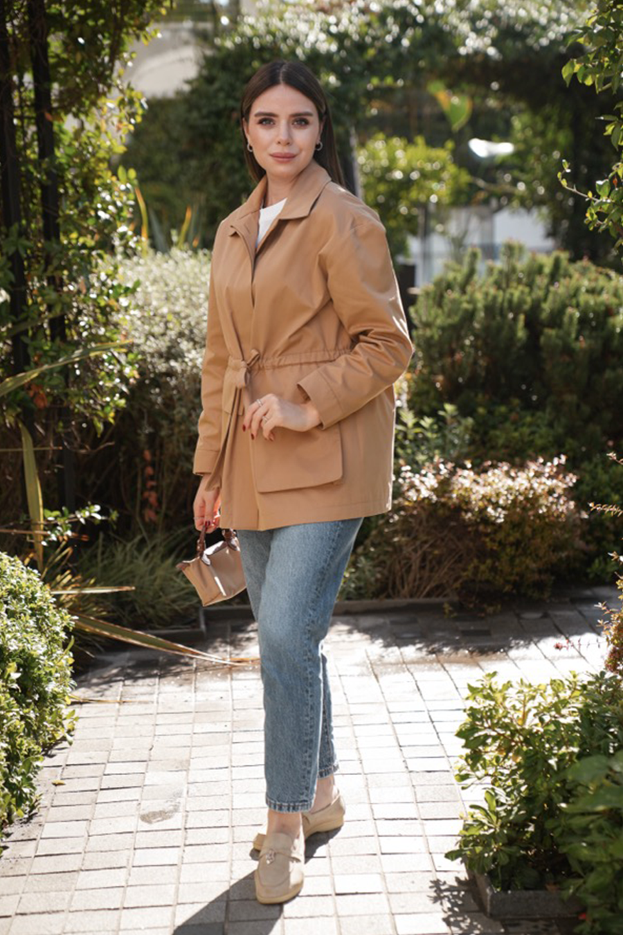 GÖKNUR ARSLAN BÜYÜK CEPLİ TRENÇKOT