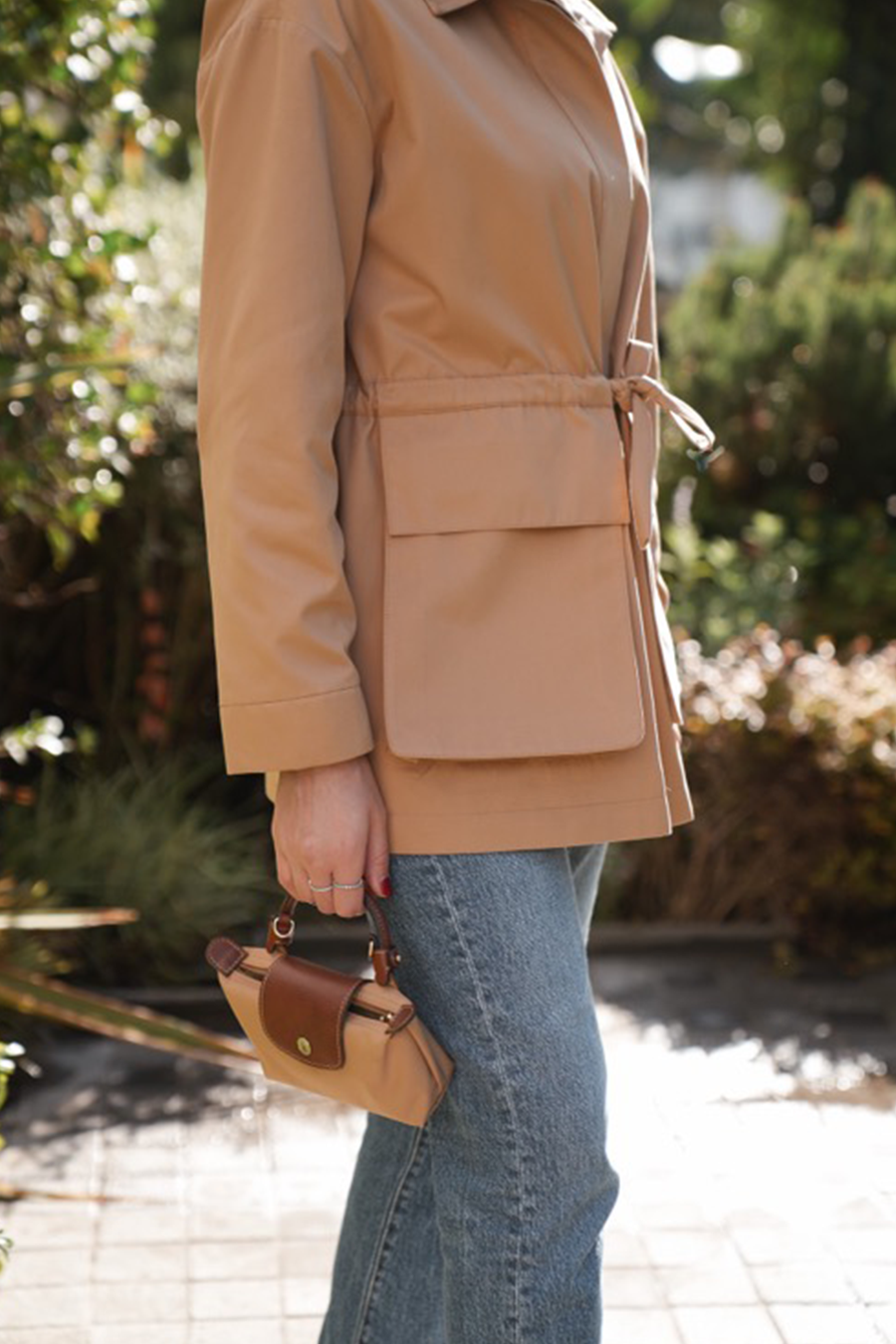 GÖKNUR ARSLAN BÜYÜK CEPLİ TRENÇKOT