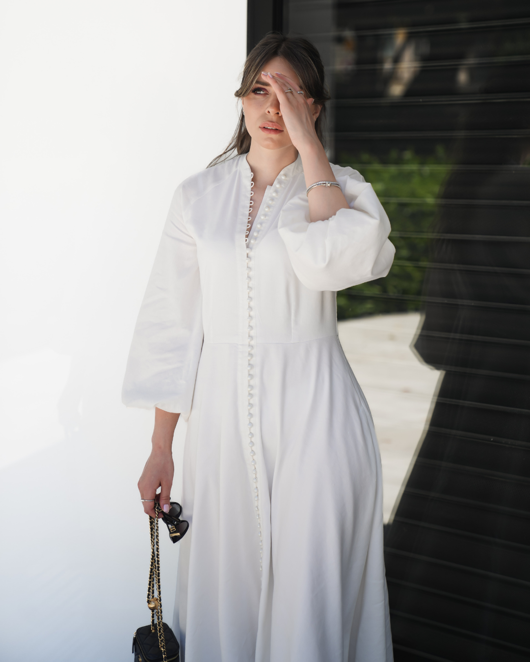 GÖKNUR ARSLAN SWAN DRESS
