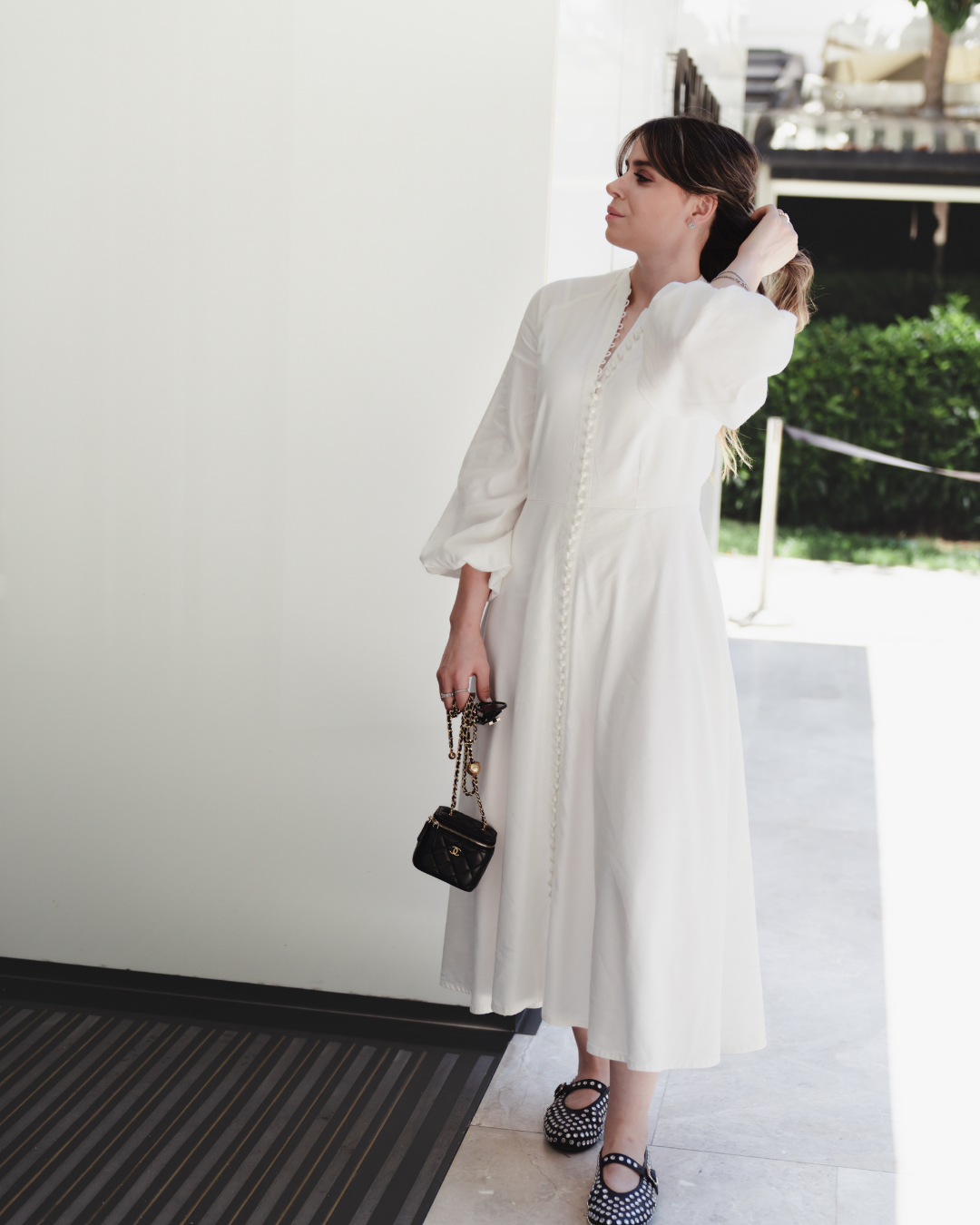 GÖKNUR ARSLAN SWAN DRESS