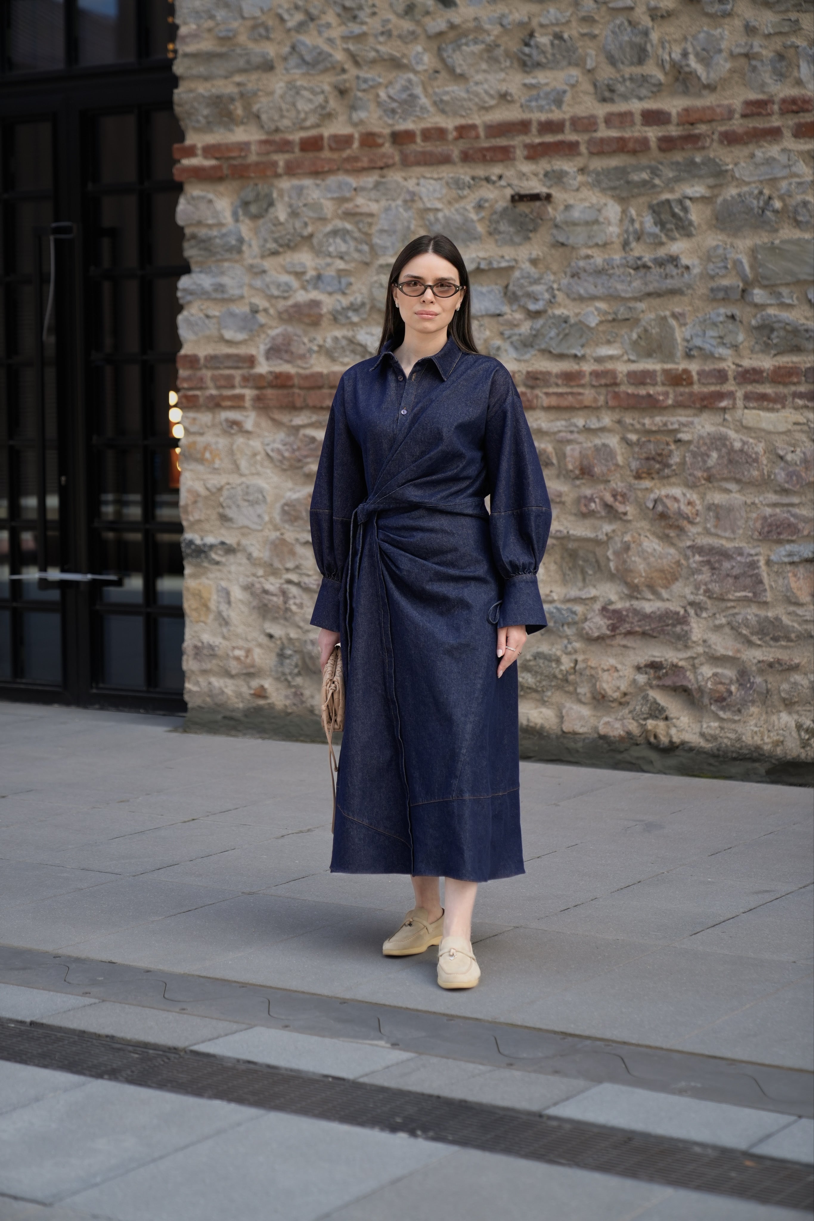 GÖKNUR ARSLAN LADY JEAN ELBİSE