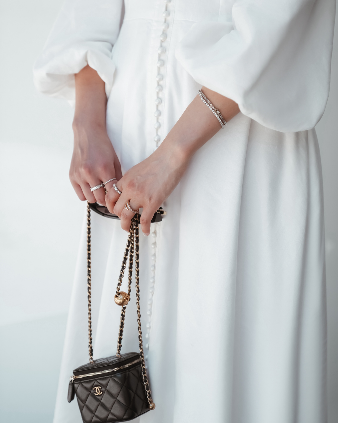 GÖKNUR ARSLAN SWAN DRESS