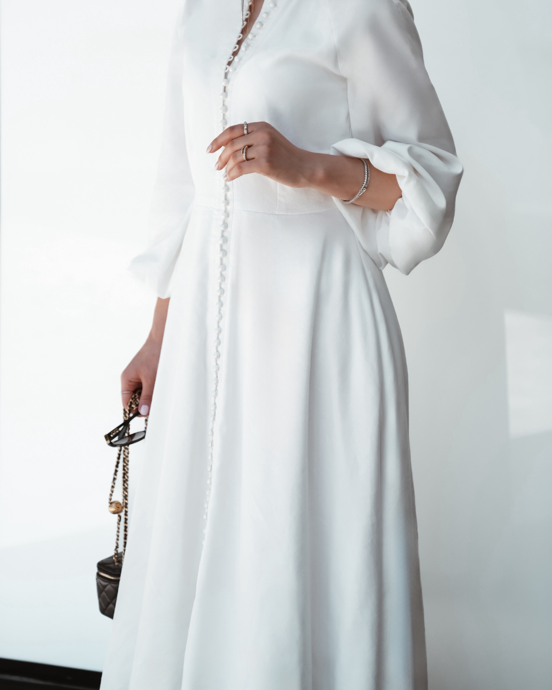 GÖKNUR ARSLAN SWAN DRESS