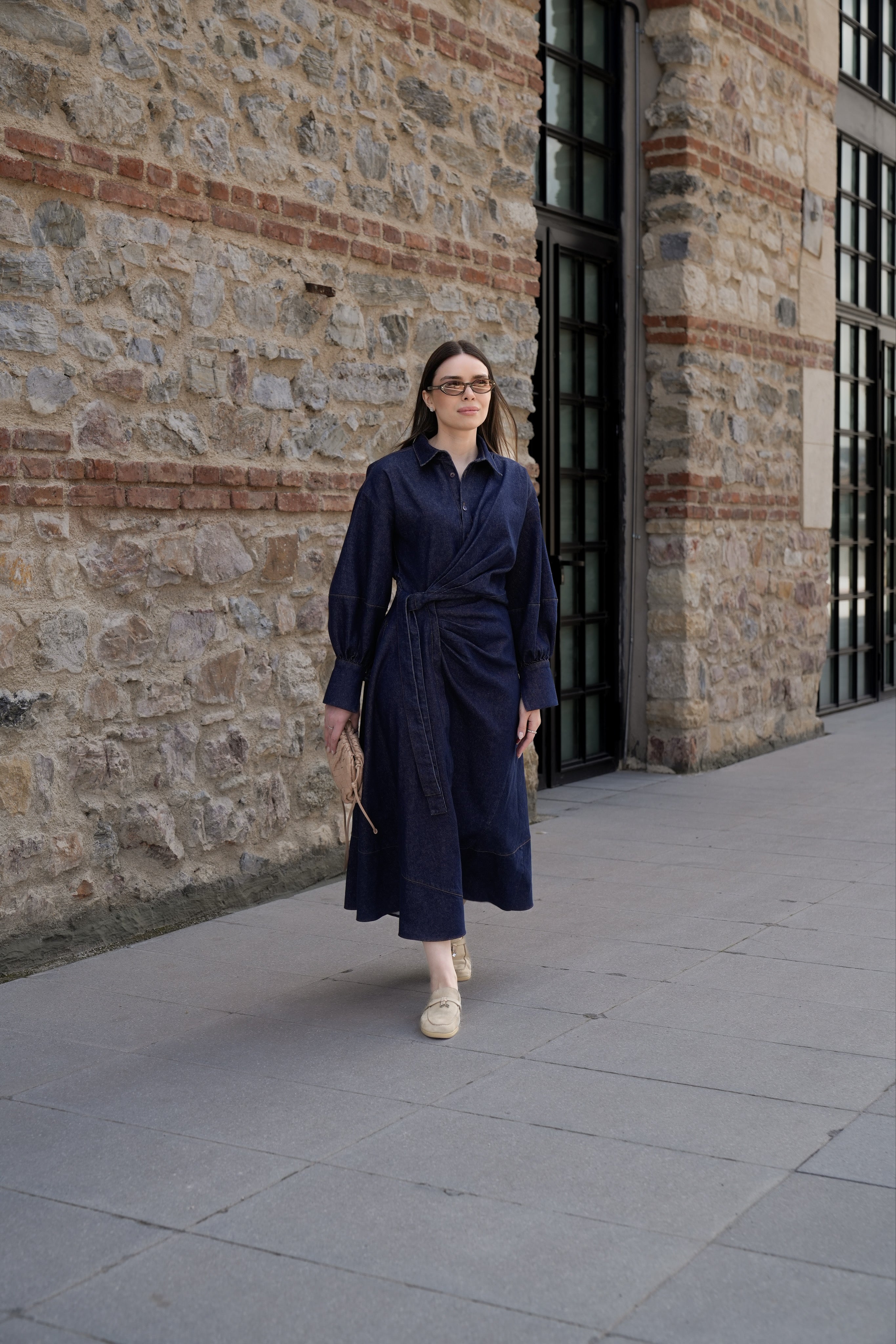 GÖKNUR ARSLAN LADY JEAN ELBİSE