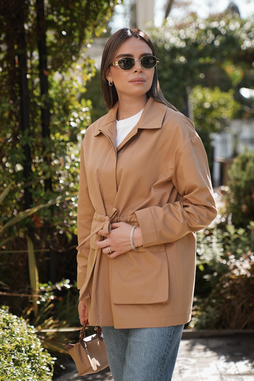 GÖKNUR ARSLAN BÜYÜK CEPLİ TRENÇKOT