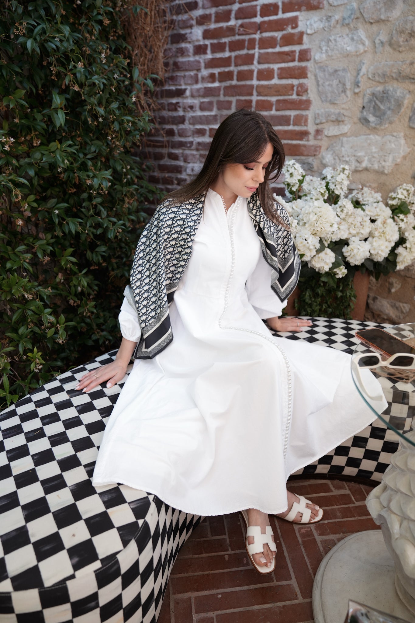 GÖKNUR ARSLAN SWAN DRESS