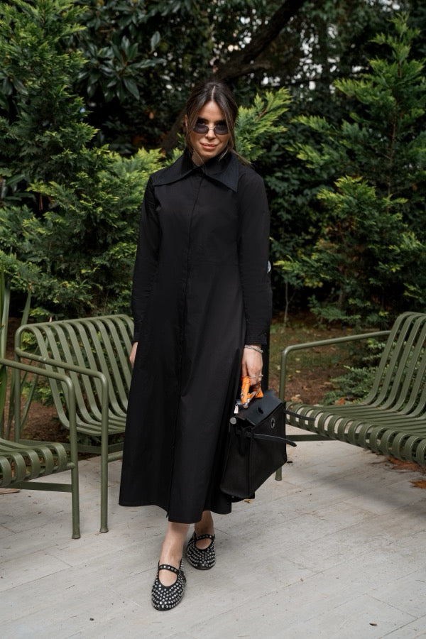 GÖKNUR ARSLAN %100 COTON ROSE ELBİSE